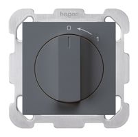 UP-Schwenktaster 0<-1/1L anthrazit kallysto mit Drehgriff