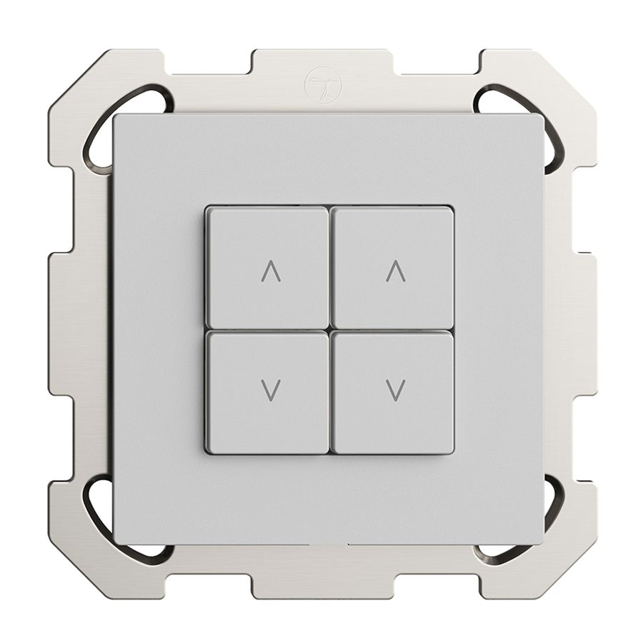 UP-Storenschalter 2K/4T Edue Wiser hellgrau