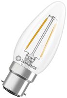 LED-Lampe LEDVANCE CLASSIC B B22d 1.8W 250lm 827 B10.5 klar Ø35×91mm