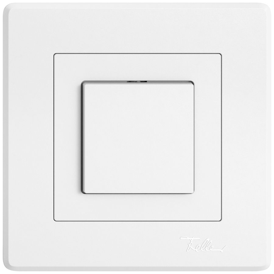 UP-Montageset EDIZIO.liv SNAPFIX® für Schalter und Taster unbel.m.1 Knopf ws