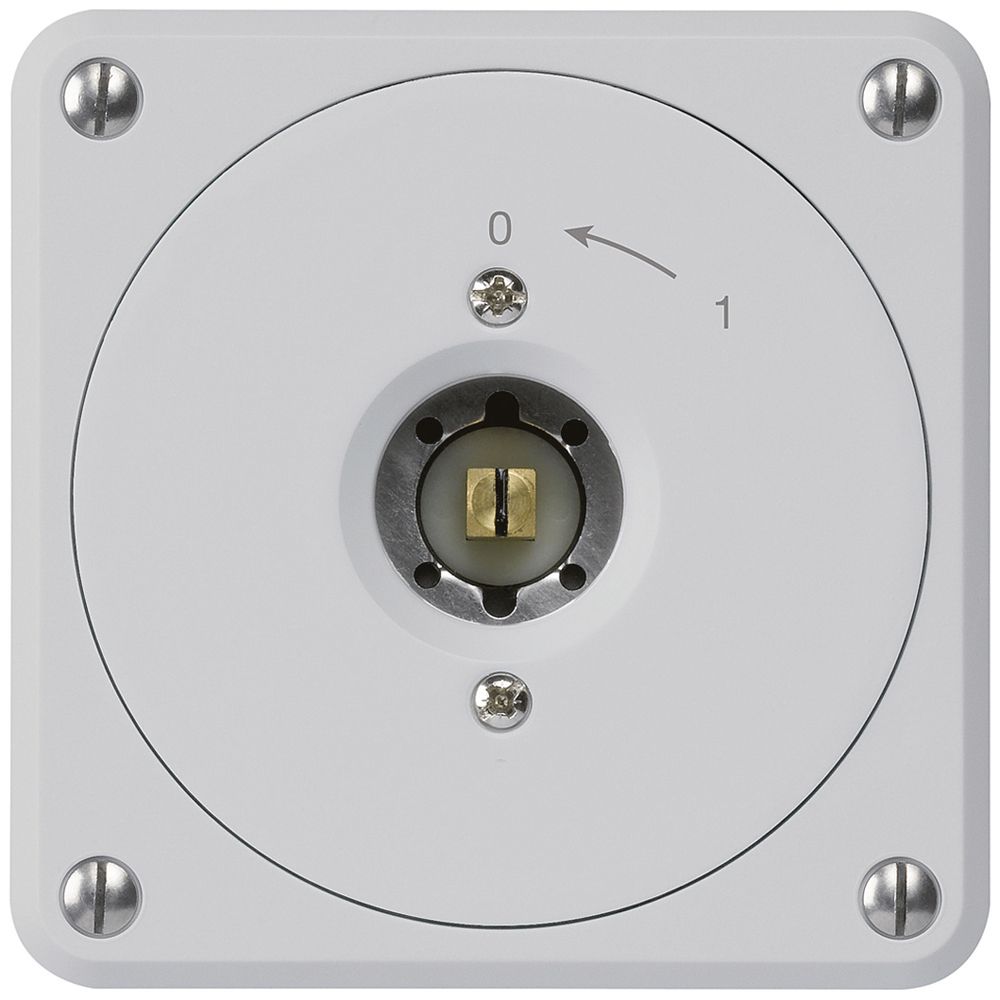 Contact pivotant à clé carrée ENC robusto gris sans clapet 2P combi