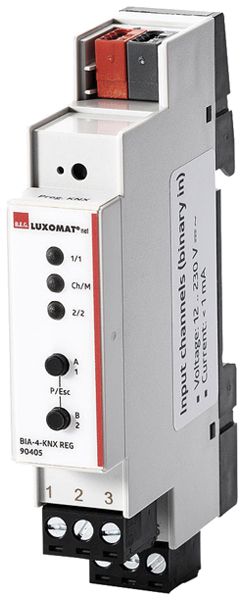 REG-Binäreingang Luxomat BIA4-KNX 4-fach