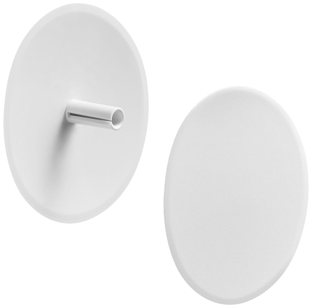 Deckenrosette HSB Weibel Ø98×5mm Kunststoff weiss GDP bei 850°C