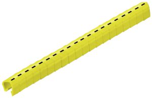 Marcatore di conduttore Weidmüller CLI C MP p.Ø4…5mm 3×6mm simbolo: +, giallo