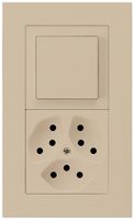 UP-Kombination kallysto.pro Gr.I-I vertikal Impulstaster+Kombi S3/Typ 13 beige