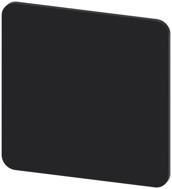 Plaquette de marquage Siemens SIRIUS ACT, sans impression, 27×27mm, noir