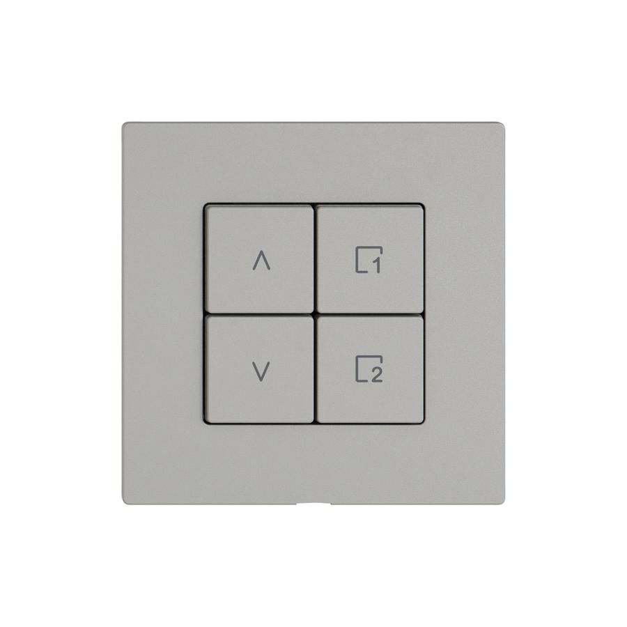 Bedienaufsatz zu Storenschalter EDIZIO.liv Wiser SNAPFIX® 1K Szene WLAN 4T hgu