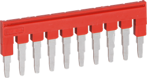 Steckbrücke 6mm 10L rot CLIPLINE