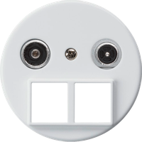 Multimediadose basico TV-R Bauart A 14dB 2GHz weiss