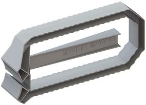 Flügelset AGRO Prefix® 137×59×16mm, hellgrau, 4 Stück