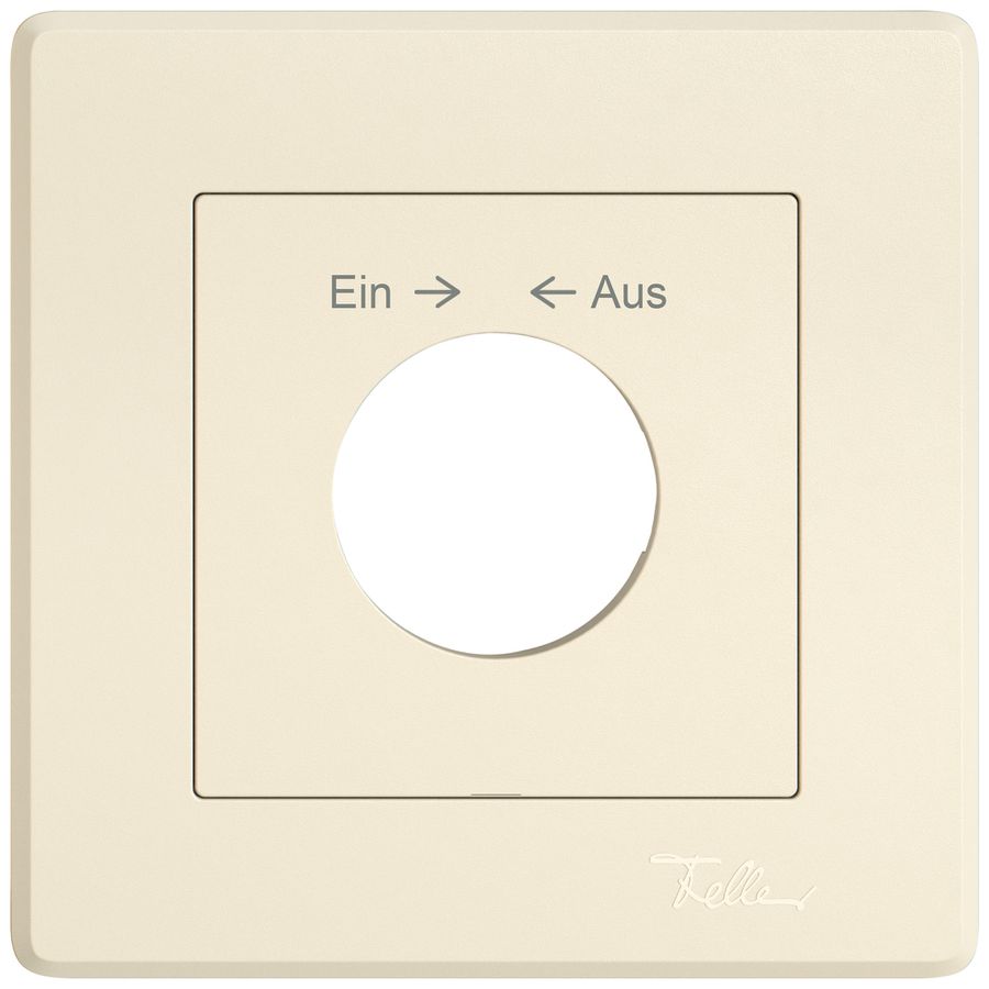 UP-Montageset EDIZIO.liv SNAPFIX® f.Schwenktaster m.Schloss Ein → ← Aus cr