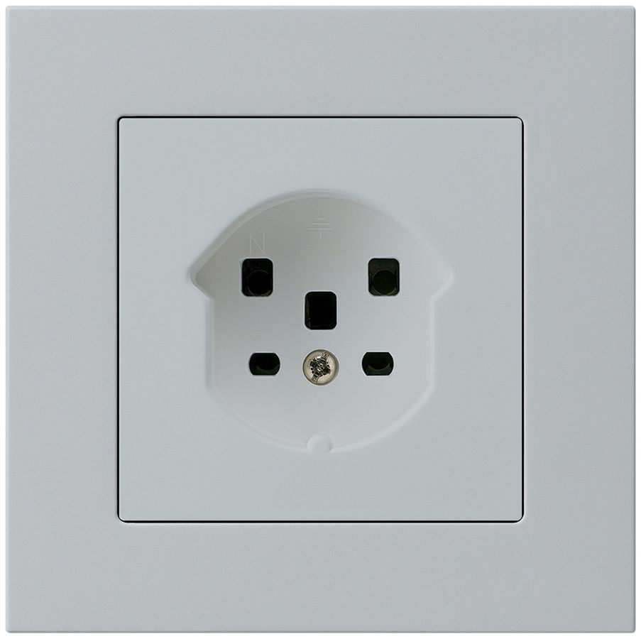 UP-Steckdose HA kallysto.pro Typ 25 mit Steckklemmen lichtgrau