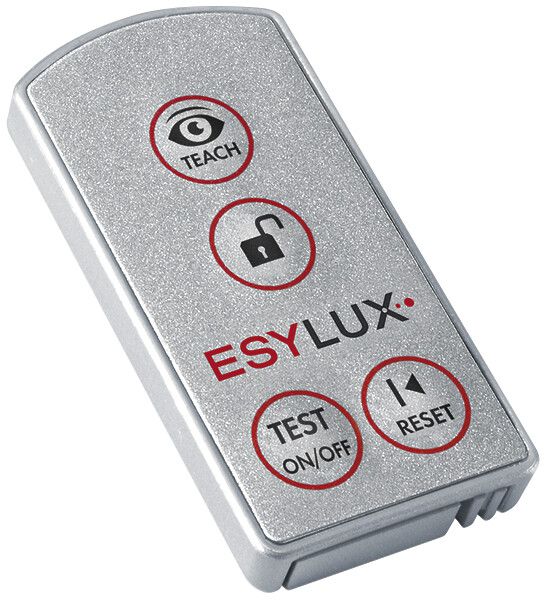 Fernbedienung ESYLUX KNXs REMOTE CONTROL INTEGRATOR Silber