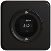 UP-Raumthermostat STANDARDdue SNAPFIX® 230VAC 4…30°C 90×90mm schwarz