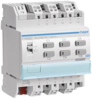 Module de sortie AMD KNX Hager system 16A sextuple