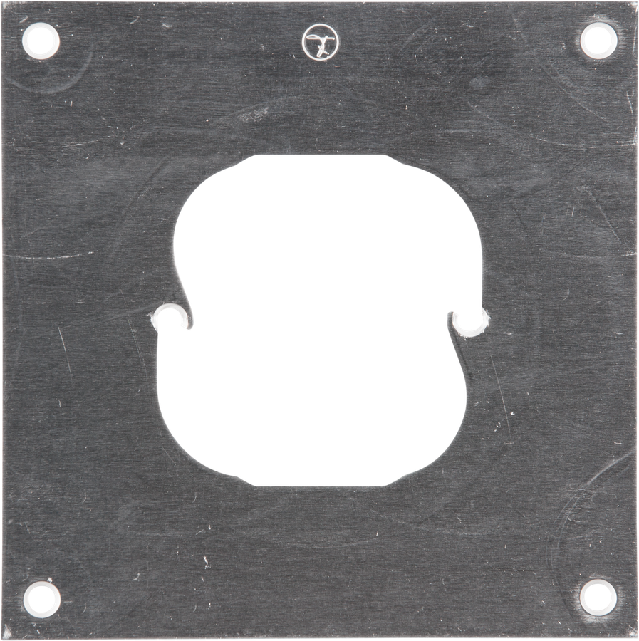 Plaque de fixation grd.III 110×110 entraxe de fixation 52mm grd.I