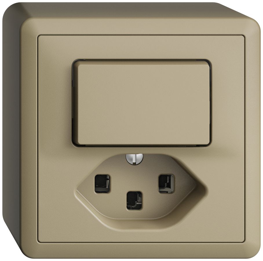 Combinaison AP A-R/1L+T23 16A EDIZIOdue sand