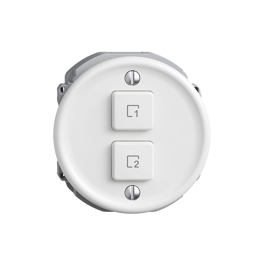 Comando per pulsante scena 2 scene vert./2T WLAN Sdue Wiser bianco