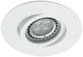 EB-Leuchte NIVEAU Vari GU10, 230V, ohne Leuchtmittel, weiss