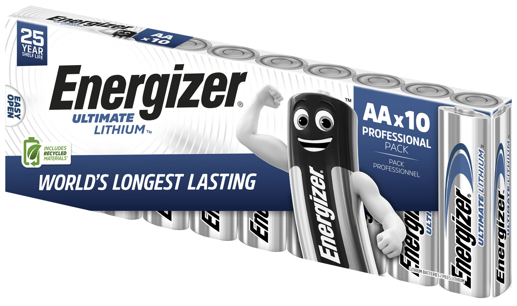 Pile Lithium Energizer Ultimate FR6 1.5V, box à 10 pièces