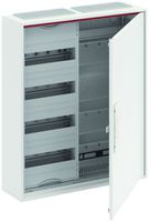 AP-Kleinverteiler ABB CA 24VM, 2-Feld 4-reihig 48TE + Media, Tür