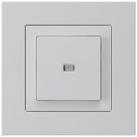 Interruttore pulsante luminoso INC kallysto.pro 3/1P grigio chiaro