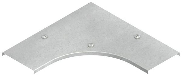 Couvercle Niedax, p.coude 90° p.KR, l=604mm a.système d.fermeture, acier zingué