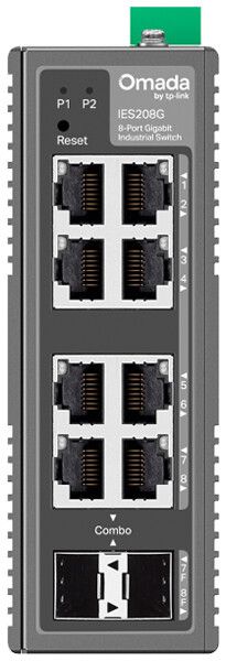 Switch TP-Link Omada IES208G 6×RJ45-GbE 2×RJ45/SFP