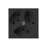 UP-Steckdose kallysto 3×T13 schwarz