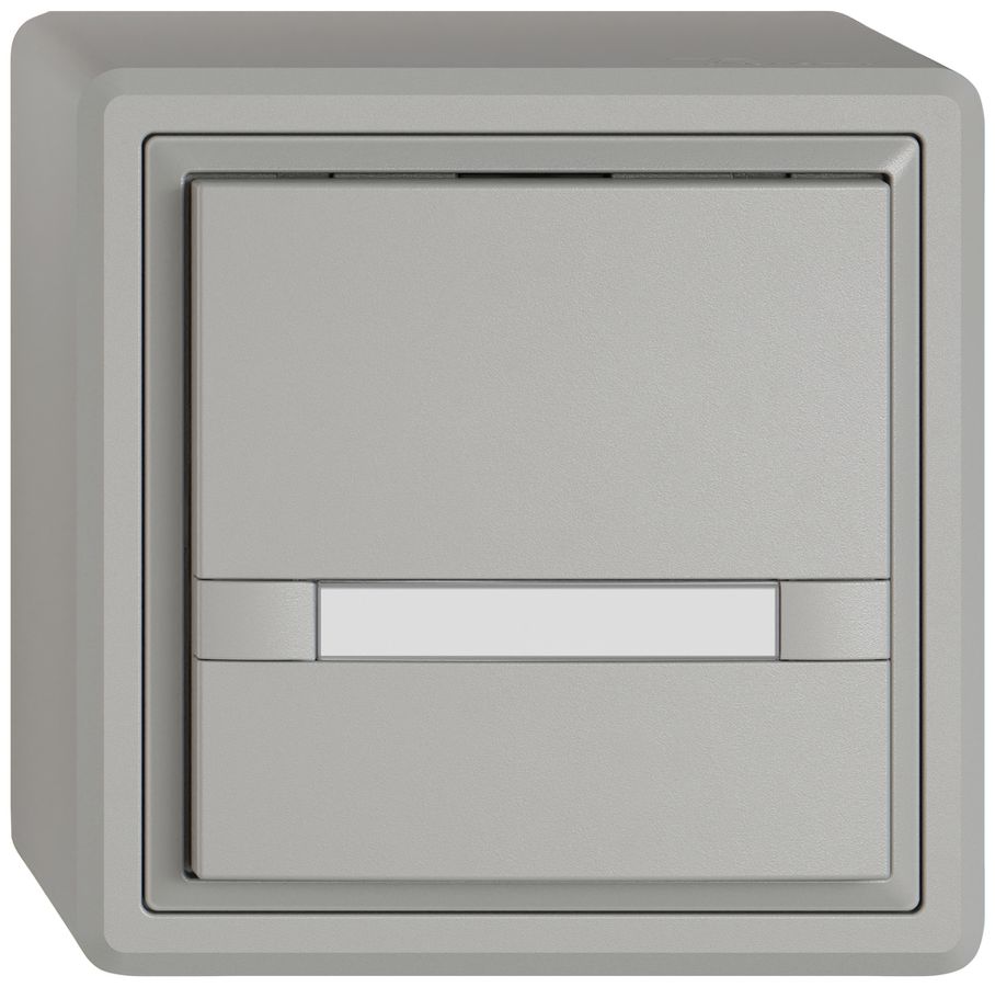 AP-Universaltaster EDIZIO.liv UNI SNAPFIX® 5…48V o.LED 1× 2-Tbed.Pap.hgu