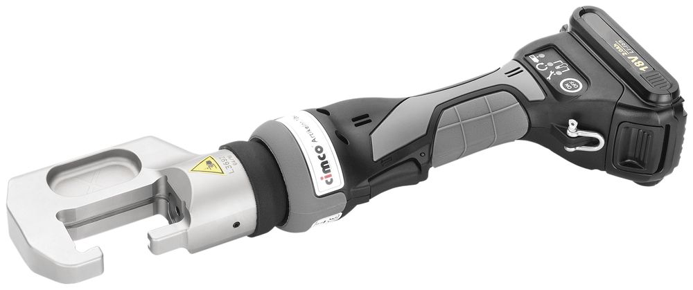 Akku-Presszange elektro-hydraulisch Cimco, C-Form 0…60kN, 8…9s, 6…185mm²