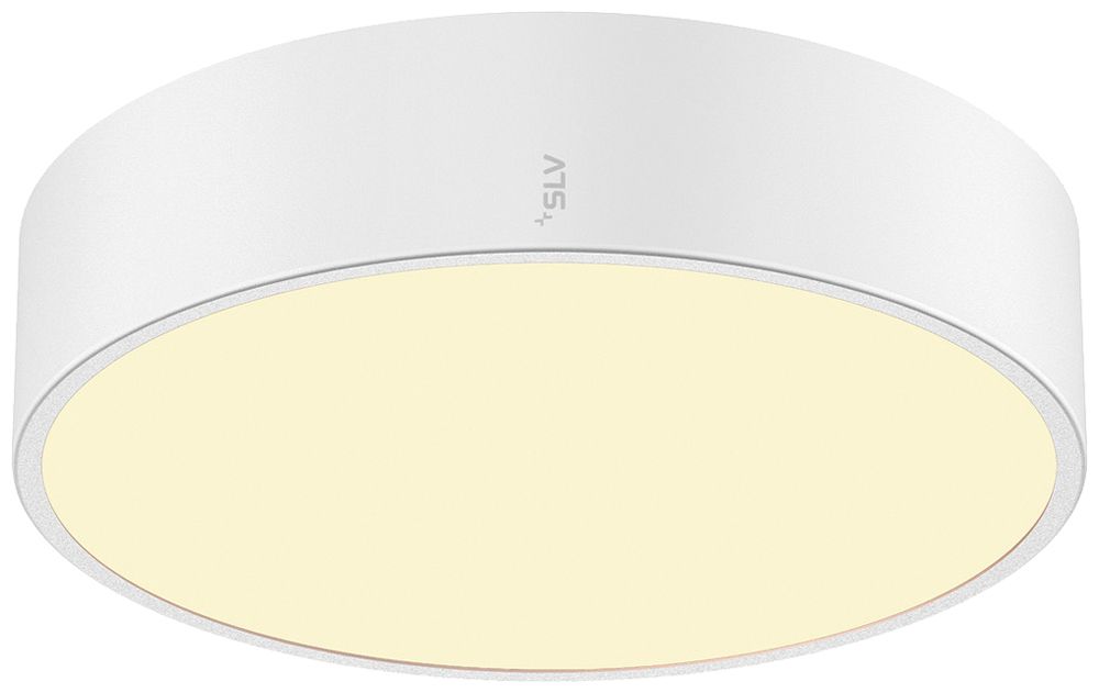 Plafonnier LED SLV MEDO 30 12W 1200lm 927/930/940 IP50 VAR Ø280mm blanc
