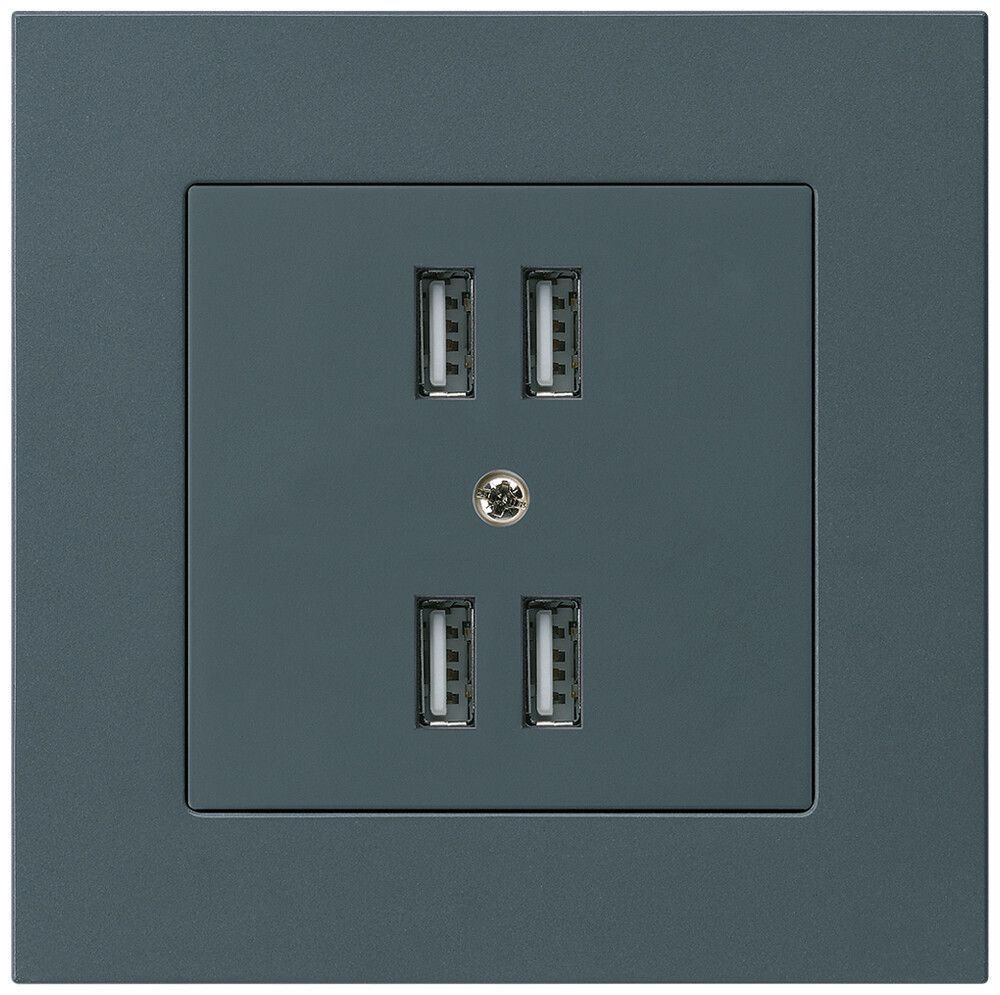 Presa INC 4×USB kallysto.pro 2400mA antracite