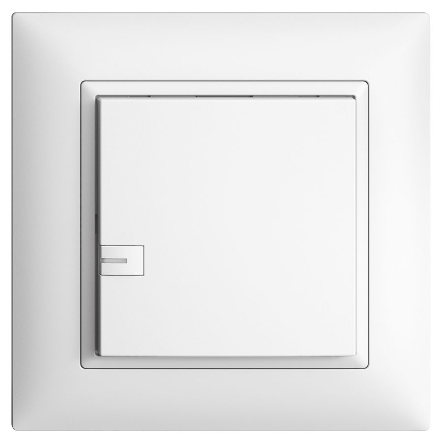 UP-KNX-Taster RGB EDUE FMI, 250mW, m.RGB-LED, 1×Taste, 1×Tastenb., ws
