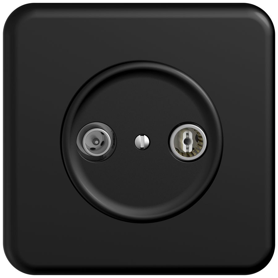 Prise antenne ENC TV-R STANDARDdue SNAPFIX® prise de passage 19dB no