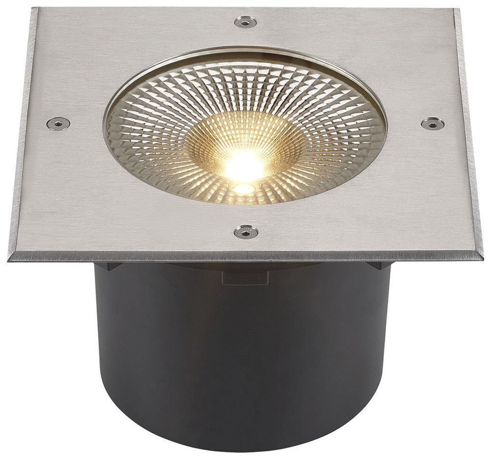 EB-LED-Bodenleuchte SLV ROCCI 200 EL 16W 1530lm 3000K eckig Edelstahl IP65