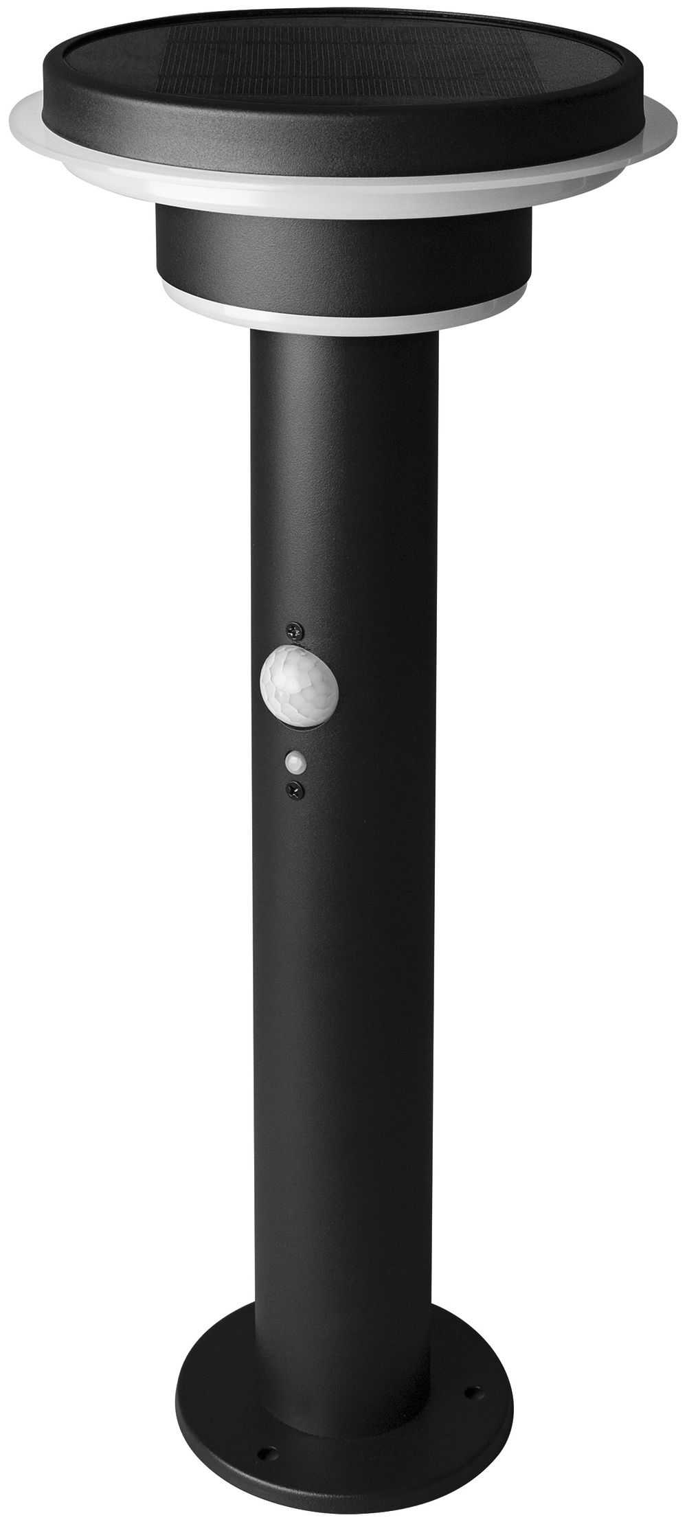 Lanterna LED LDV ENDURA STYLE Solar Sensor Post Double Circle, 40cm 6W nero