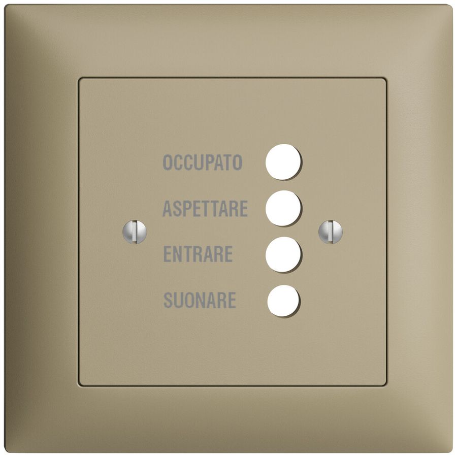 UP-Frontset EDIZIOdue sand 88×88mm für Türstation 1334.I