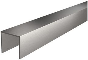 Profil de protection Flury Al54 acier inoxydable A2, L=1500mm, sans brides