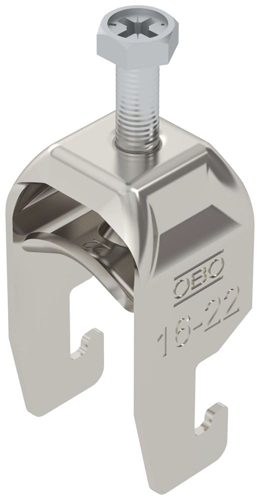 Fixation rapide BET 2056 pied à U métal 16…22mm 1×câble A4 1.4571