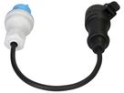 Verlängerungskabel MH WIRE Gummi 16A 230V 3×1.5mm²CEE-Stecker/T23 gerade 0.5m sz