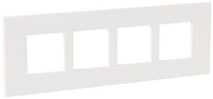 Abdeckrahmen ATO 4×1 Modul weiss