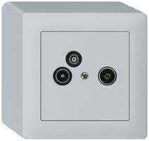 Prise pour antenne AP R/TV/données kallysto 2GHz 10.5db gris clair