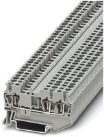 Borne 0.08…4mm² connexion à ressort gris