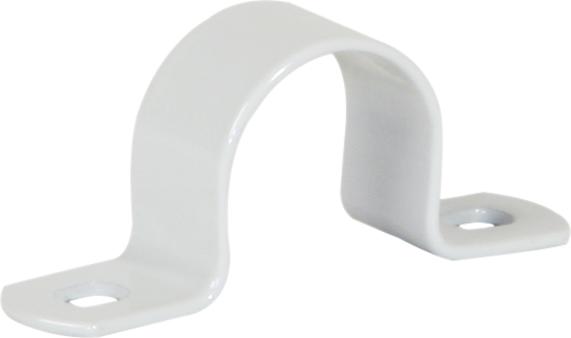 Bride Plica 2-lappig M20 Stahl lackiert hellgrau