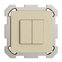 UP-Druckschalter 2K/2T Edue Wiser vanille