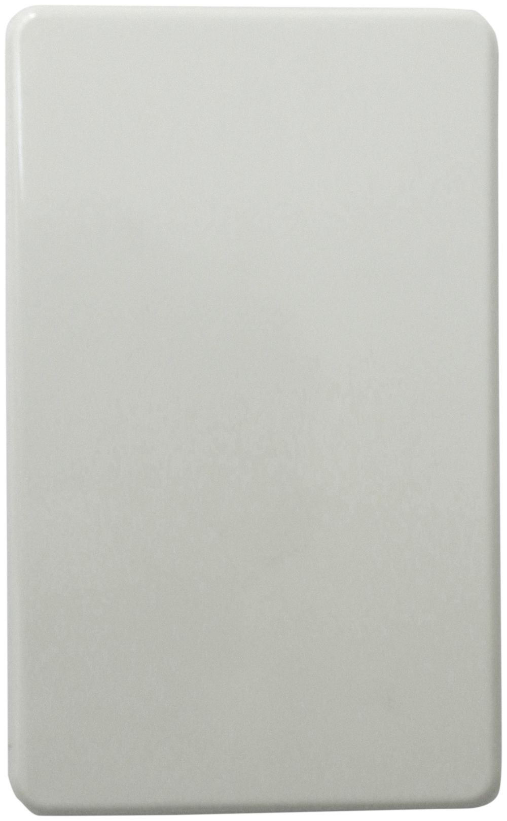 Placca di copertura 2×II senza foro bianco