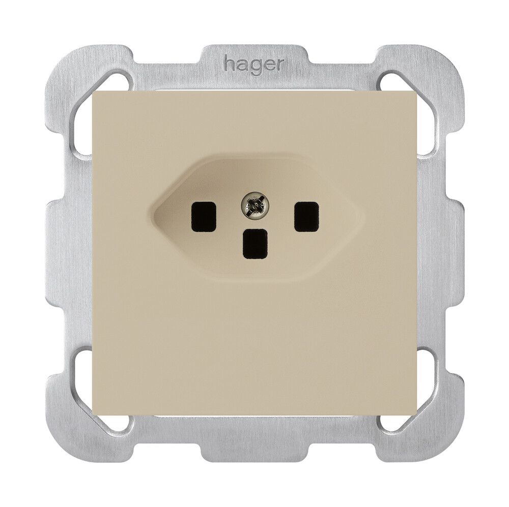 UP-Steckdose kallysto T23 beige Schraubklemme