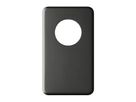 Plaque de recouvrement I-I 43mm+pleine noir