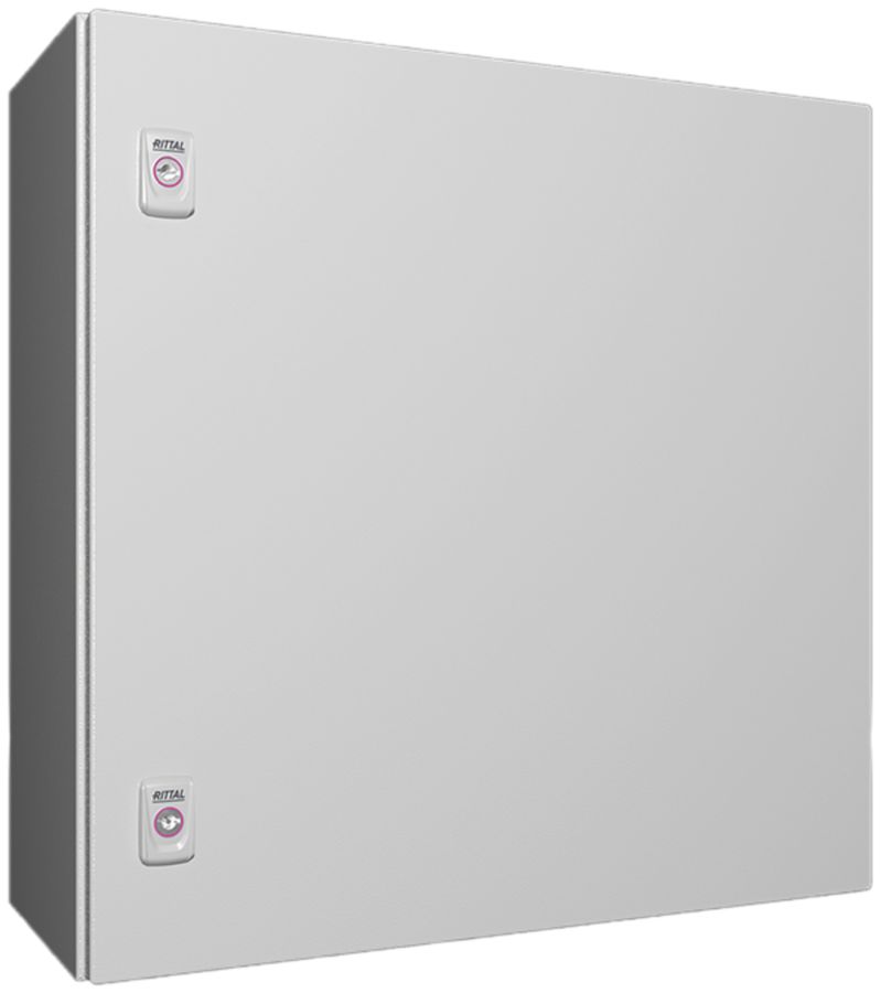 Armoire compacte Rittal AX, 1 porte, IP66, 600×600×250mm, tôle d'acier